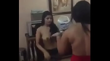 two girls caught me jerking my dick
