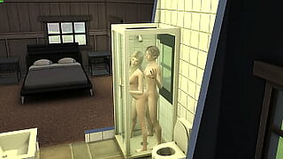 mom watches daughter in shower and joins