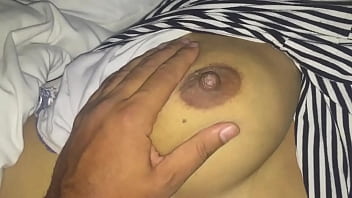 closeup on nipple play