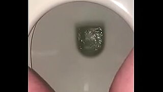 mom and son creampie in the toilet