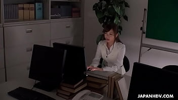 sexy office slut enjoys having her asshole boss licking and fucking her snatch