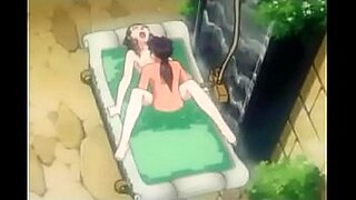 anime guy ties baby in tub