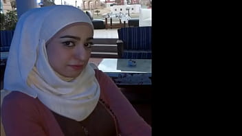 arab hijab girl is tied