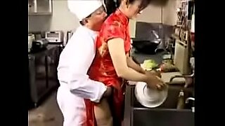 japanese girl getting fucked on kitchen