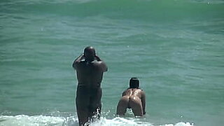 cuckold beach nude exhibitionist wife