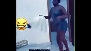 ebony teen hungrily eats cock