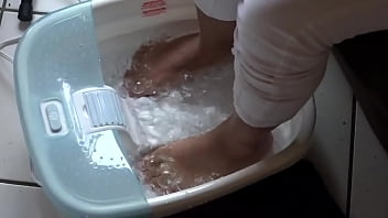 french pedicure footjobs