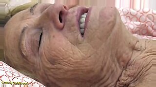 70 year old granny gives a footjob