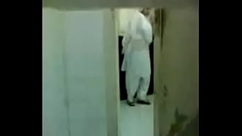 pissing male in toilet