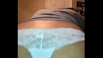 chubby latina cums while riding my dick