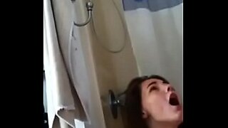 brunette sucking dick in motel room caught on hidden camera
