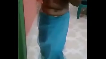 indian aunty dress changing nude