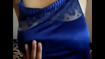 blue nighty indian aunty boobs presssd and fucked