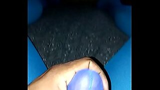 nipples sucked handjoby cock on the mattress in the room