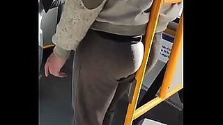 girls try to touch cock in public bus
