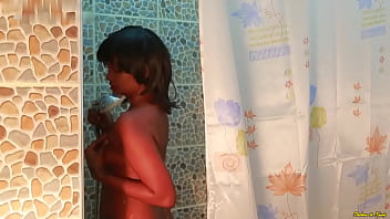 indian boro doodh wife nude bath in river