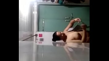 naked masturbating on a train