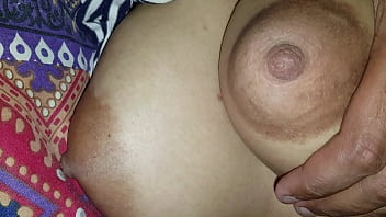 milk squirts from a naughty mommys beautiful tits