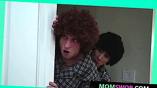 mom bending over no panties surprised by sons boner up ass