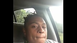 big tits milf toying in car on webcam blonde